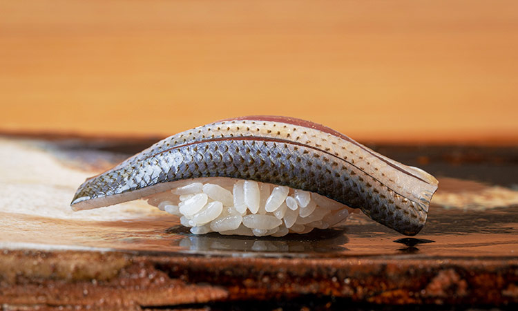 ネタとシャリの一体感が美しく、美味しい握り寿司