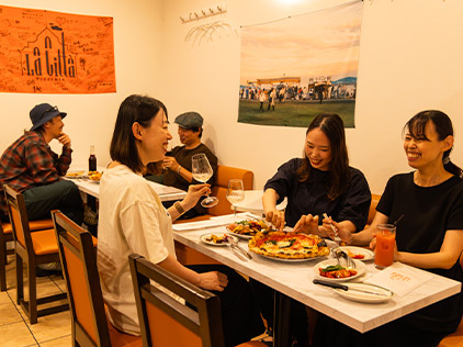 一人ランチ、子連れの食事、飲み会、女子会、宴会、パーティーにおすすめのイタリアン