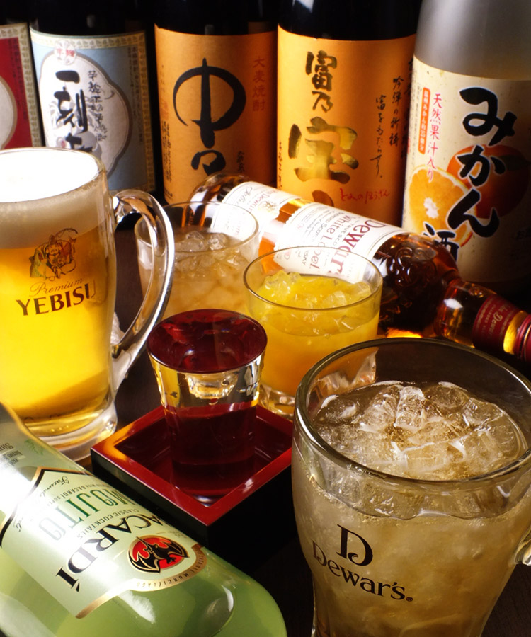 こだわりのドリンクメニューも魅力