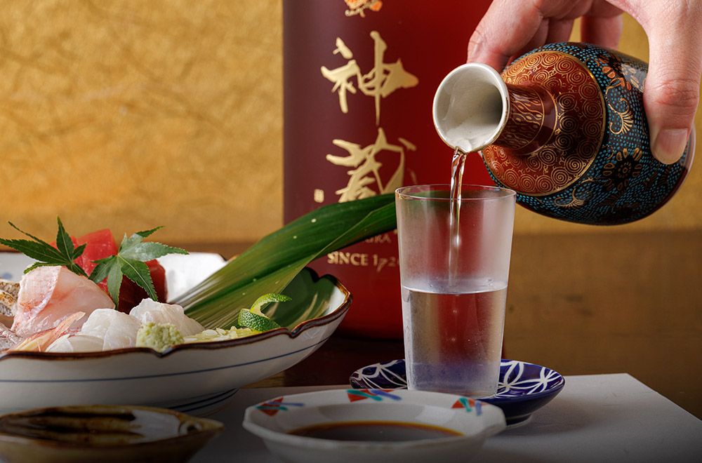 日本酒とのペアリングがおすすめ