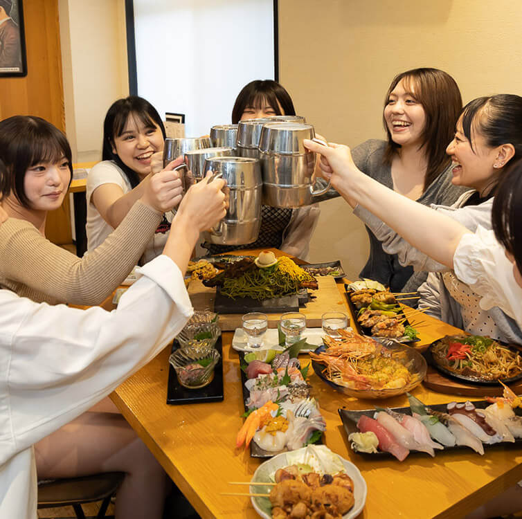 美味しい料理とお酒が揃う今治駅近くの居酒屋