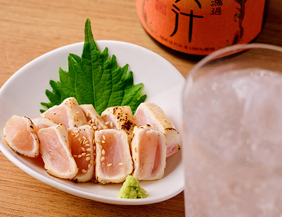 お酒との相性抜群の一品料理がおすすめ
