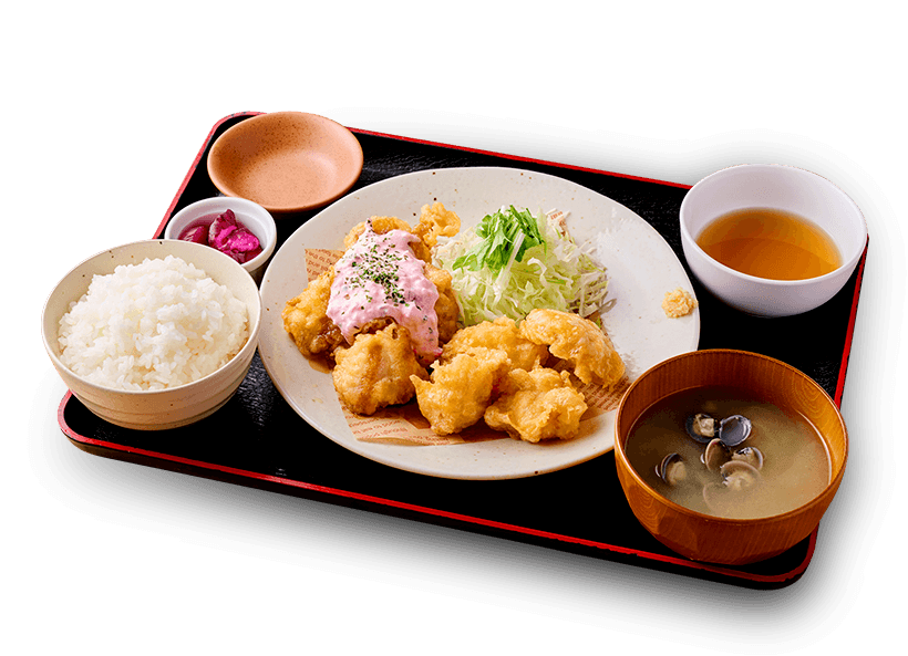 ランチ・ディナーでボリューム満点の定食を満喫