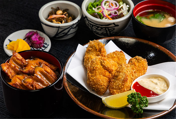 充実した定食メニューが人気