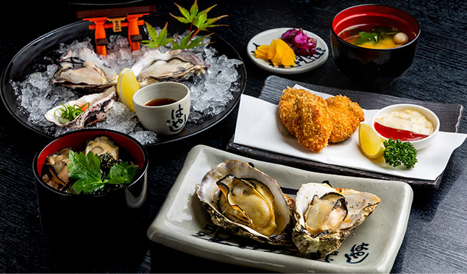 牡蠣料理と穴子料理がおすすめ