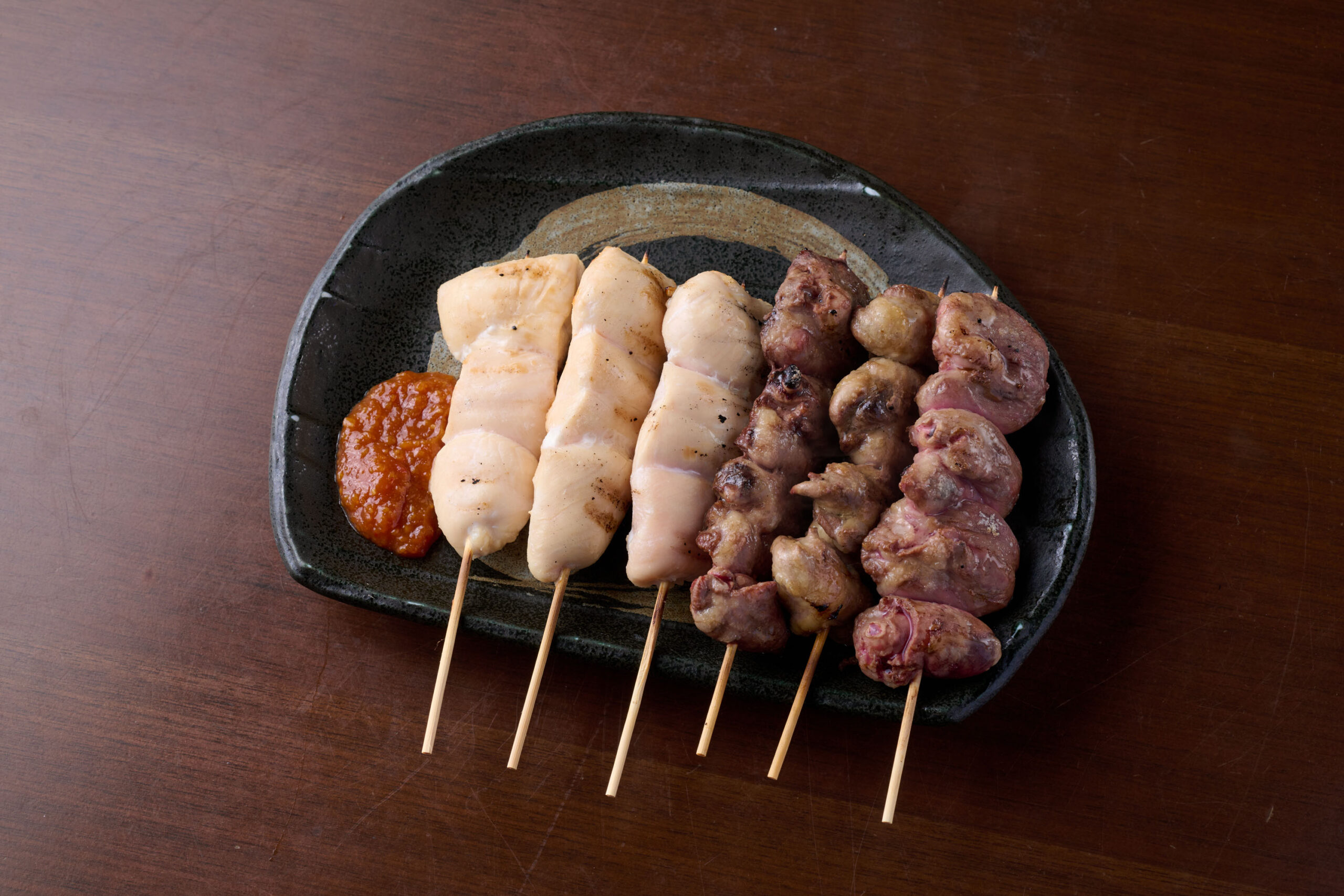 笑神酒場の焼き鳥盛り合わせ