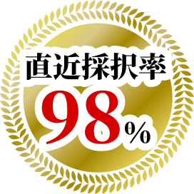 直近採択率98％