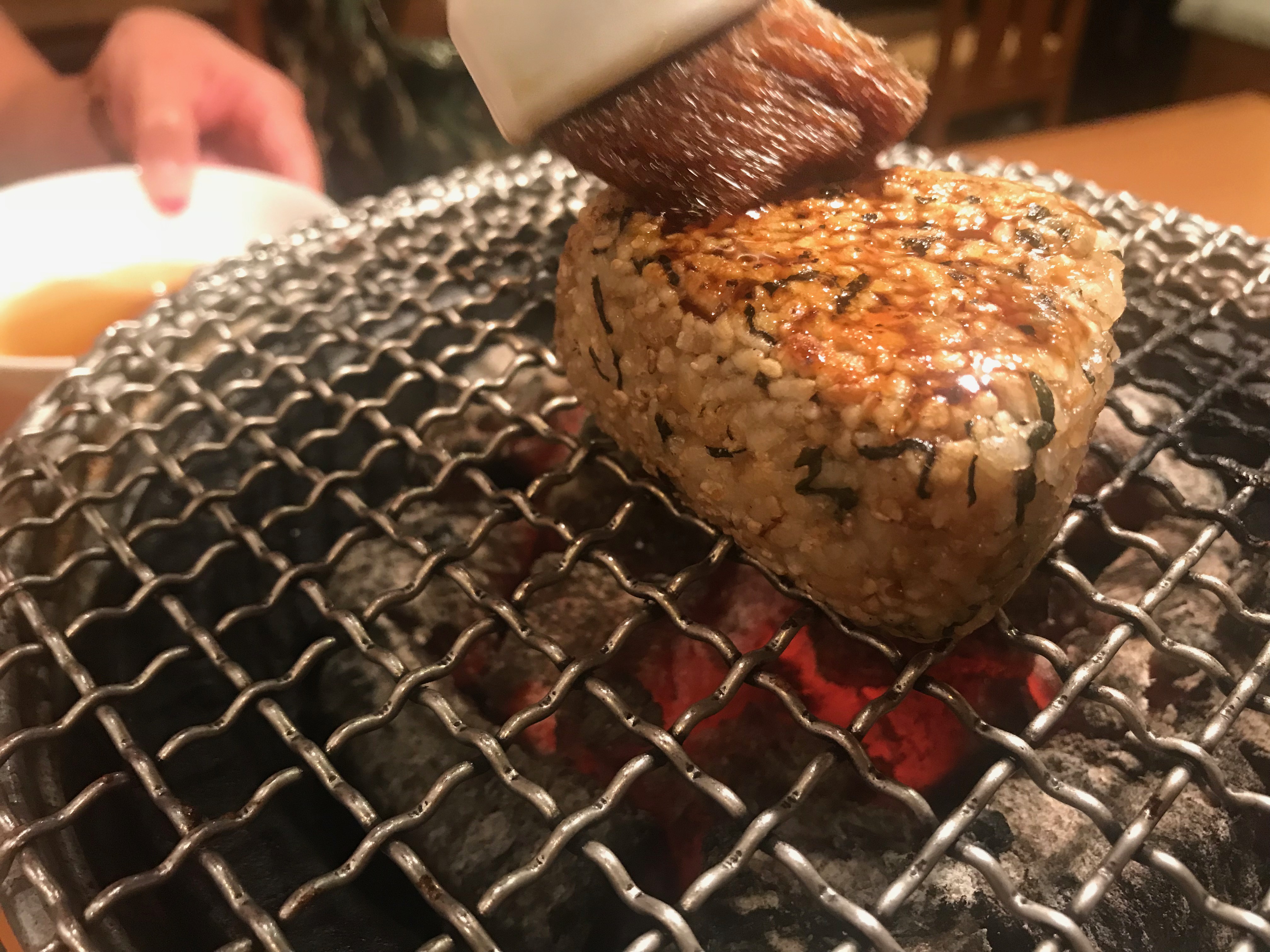 〆の焼きおにぎり